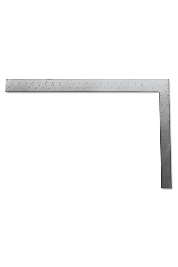 680-45-500 Steel Carpenter's Square, 24-Inch, Embossed Graduations, Surface-Treated Metal