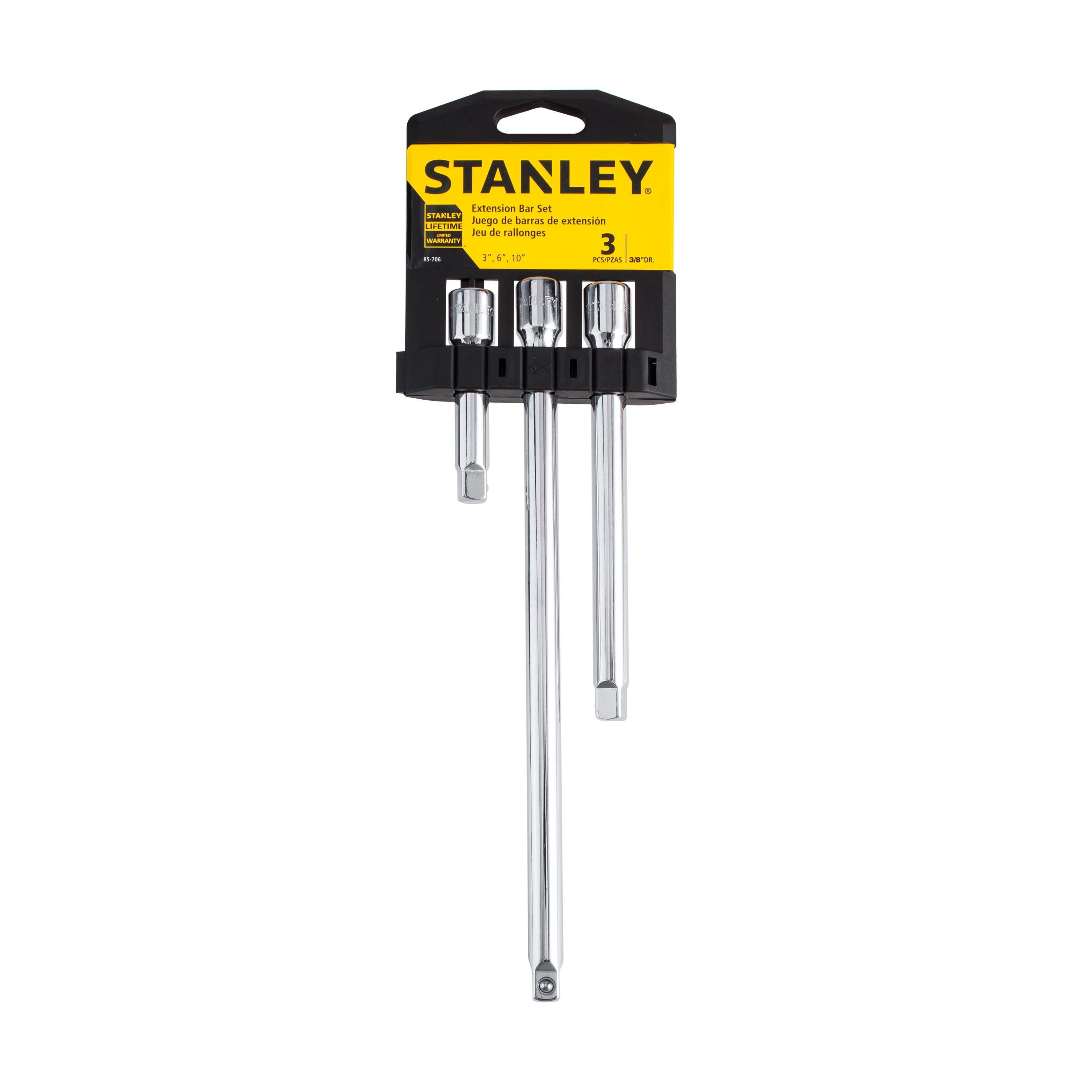 STANLEY 85-706 - 3 Piece 3/8'' Extension Bar