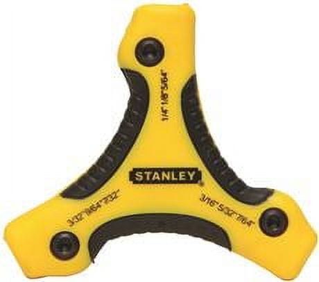STANLEY 9 PIECE SAE FOLDING HEX KEY SET