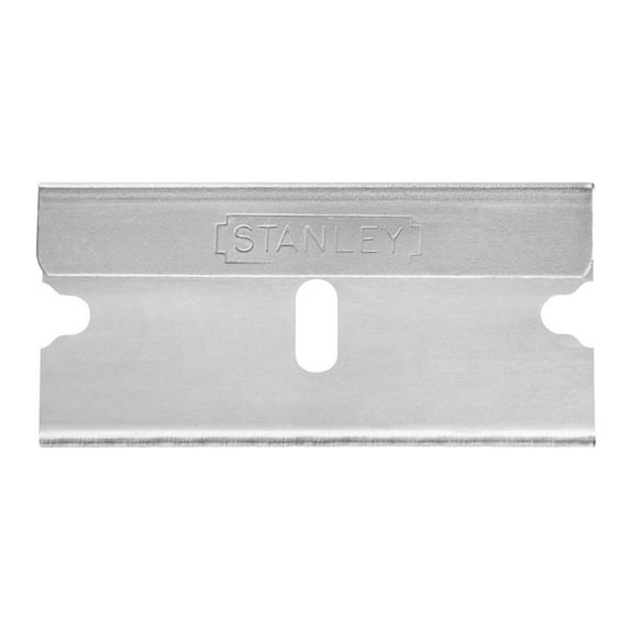 STANLEY #9 Steel Back Razor Blades 100 ct Container, 11-515