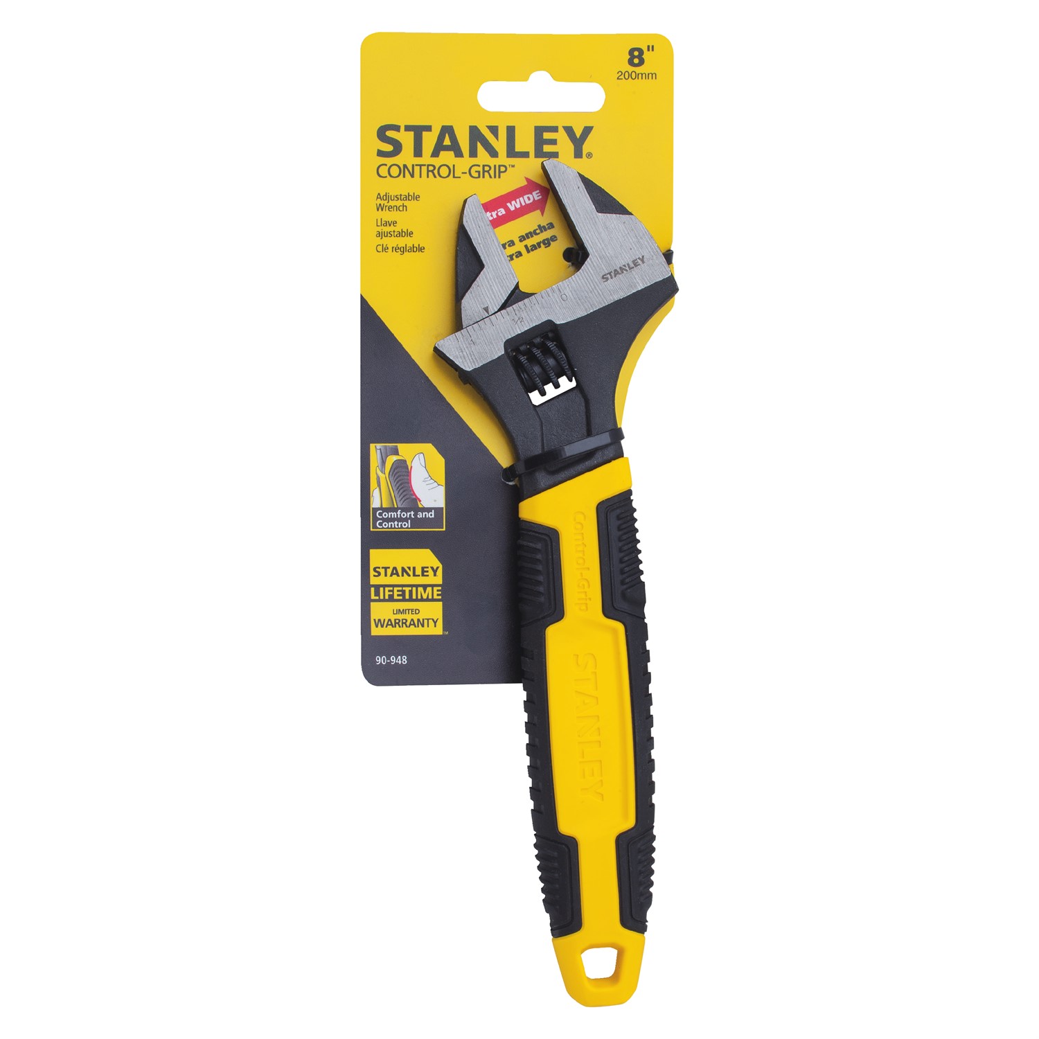 STANLEY 90-948 - 8'' Adjustable Wrench - image 1 of 7