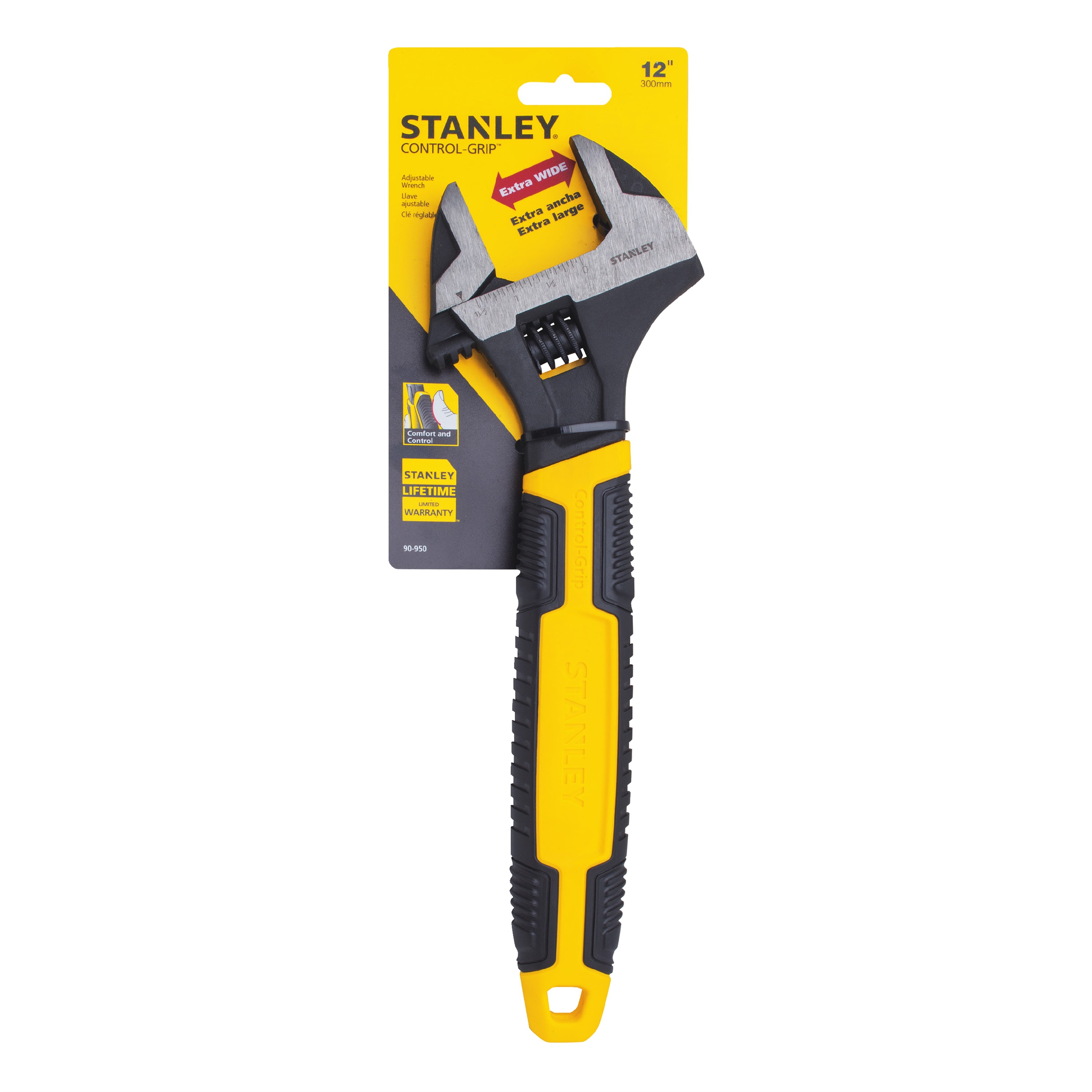 STANLEY 90-950 12" Adjustable Wrench - image 1 of 3