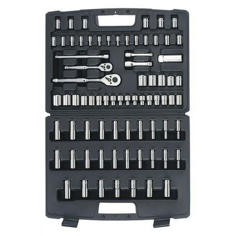 STANLEY 96-010 75-Piece Mechanics Tool Set, Chrome - Walmart.com