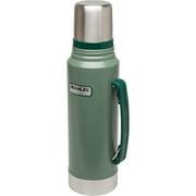 STANLEY Classic Vacuum Bottle, Green/Silver