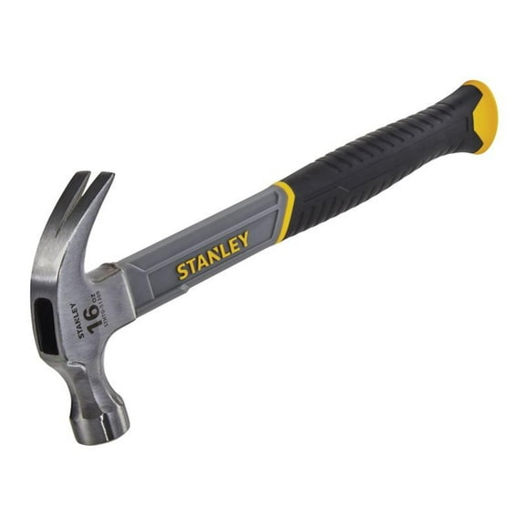 Stanley Hand Tools Curved Claw Hammer, Fibreglass Shaft