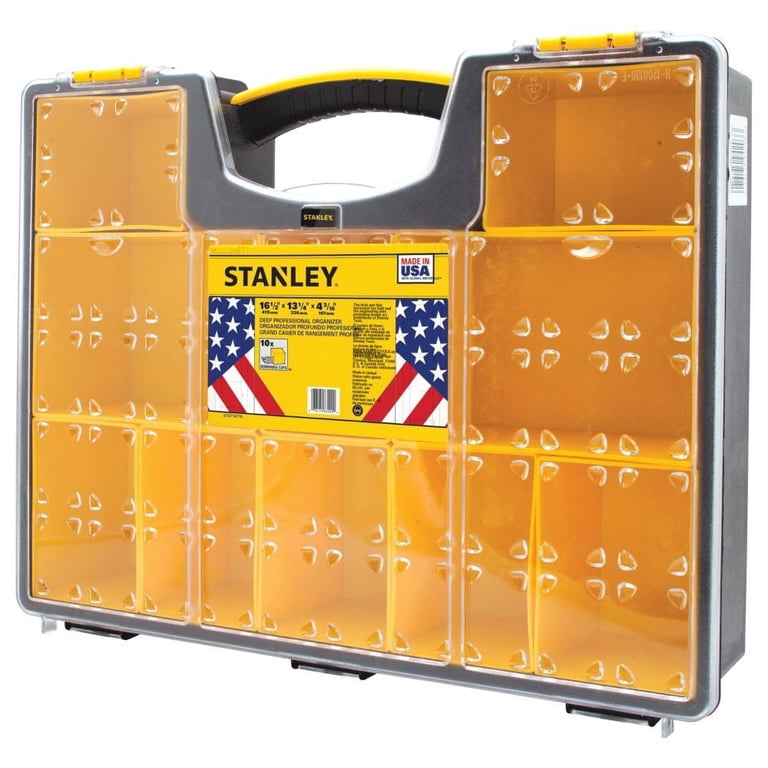 STANLEY Professional Deep Organizer, 10 Compartments, Small Parts