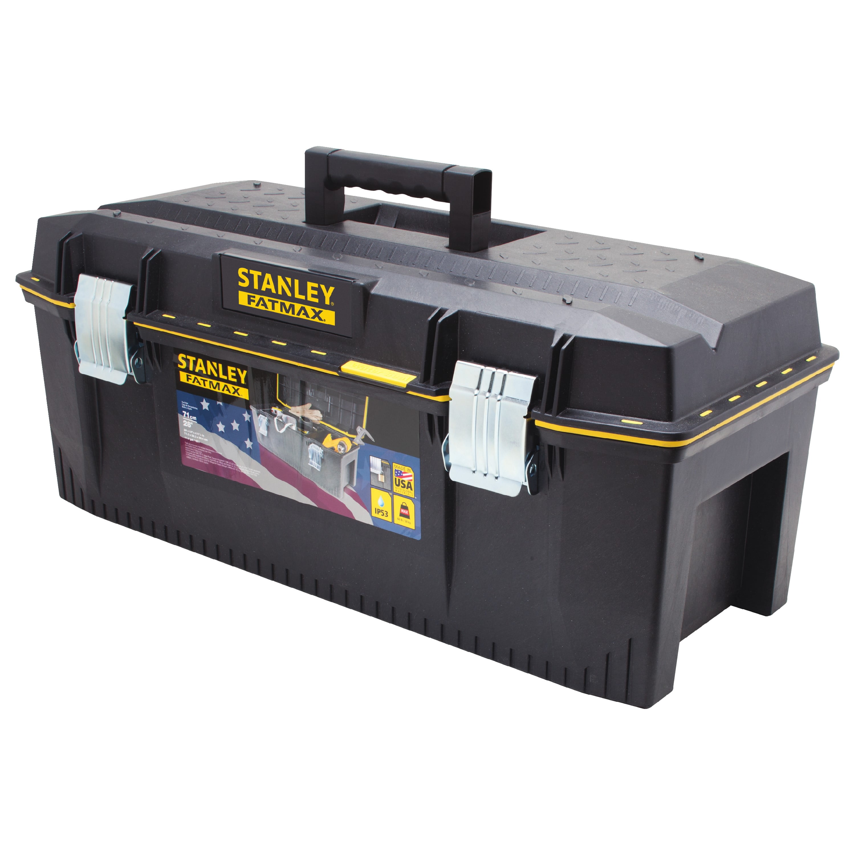 Stanley® FatMax® FMST18001 Portable Tool Box, 12-7/64 in H x 17-29/32 in W  x 8-3/4 in D, Structural Foam