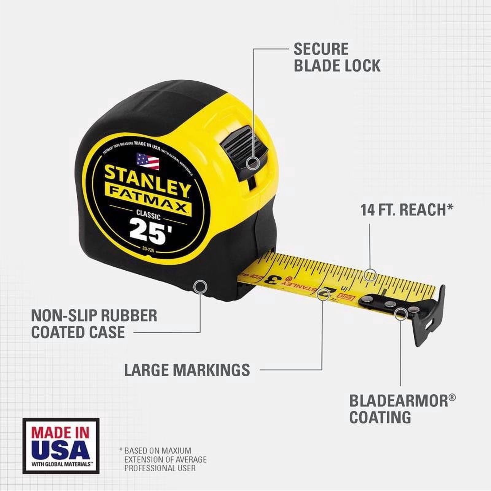 STANLEY FATMAX 33-725E 25' Tape Measure