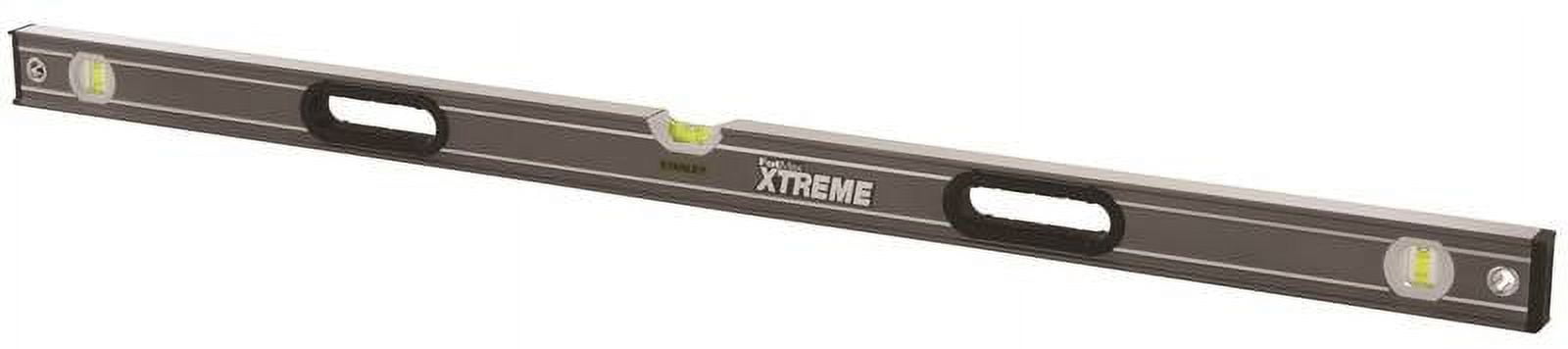 STANLEY FMHT42400 Box Beam Level Block Vial 3-Vial 2-Hang Hole Aluminum