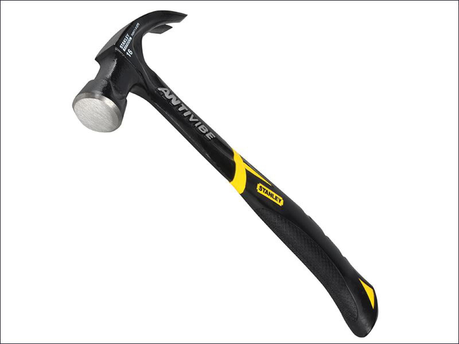 STANLEY - FatMax® AntiVibe All Steel Curved Claw Hammer 450g (16oz)