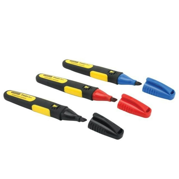Stanley Hand Tools Fatmax Chisel Tip Marker (pack 3)