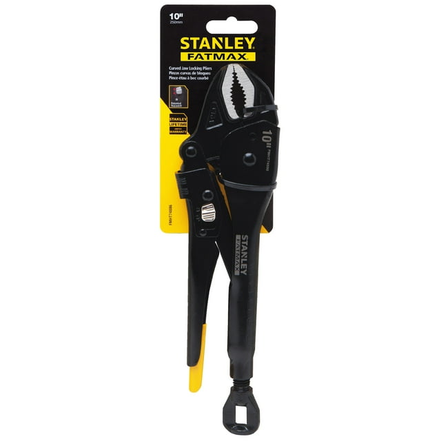 STANLEY FatMax FMHT74886 10-Inch Curved Jaw Locking Pliers