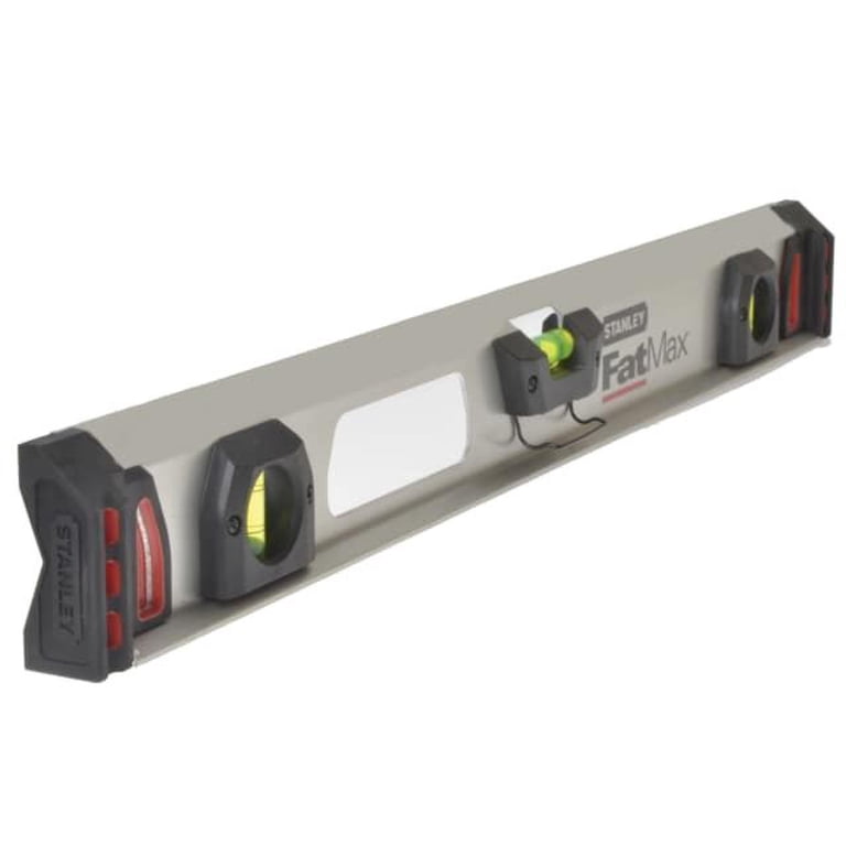 Stanley FatMax Spirit Level - 3 Vial Heavy-Duty Box Level, 60cm (24") With 5-Year Accuracy Guarantee
