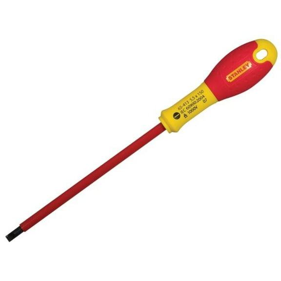STANLEY - FatMax VDE Insulated Screwdriver Parallel Tip 5.5 x 150mm