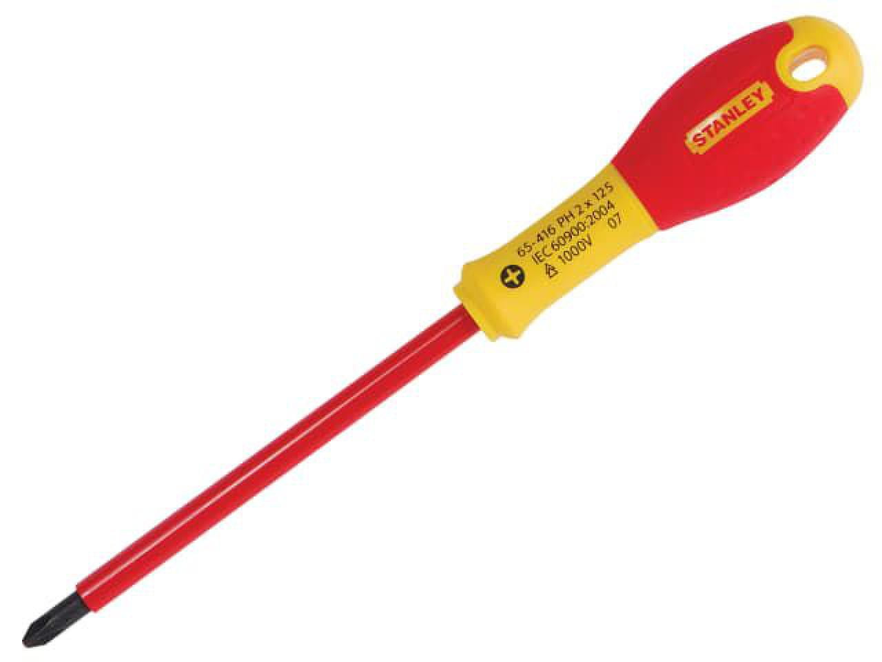 STANLEY - FatMax® VDE Insulated Screwdriver Phillips Tip PH2 x 125mm