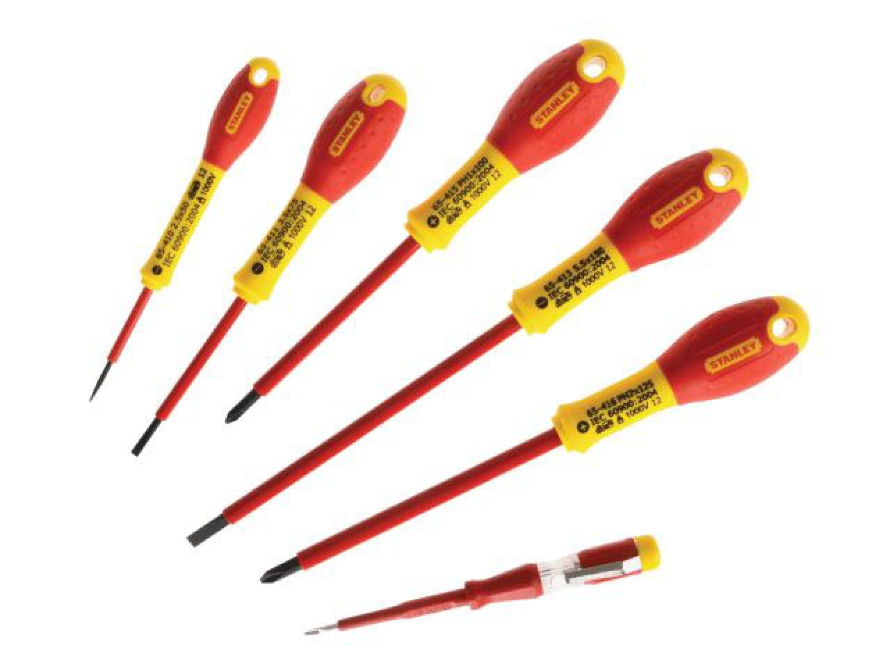 STANLEY - FatMax® VDE Insulated Screwdriver Set, 6 Piece