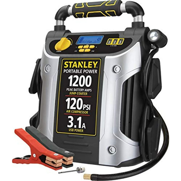 STANLEY FATMAX 700/350 Amp Jump Starter With 120 Psi, 43 OFF