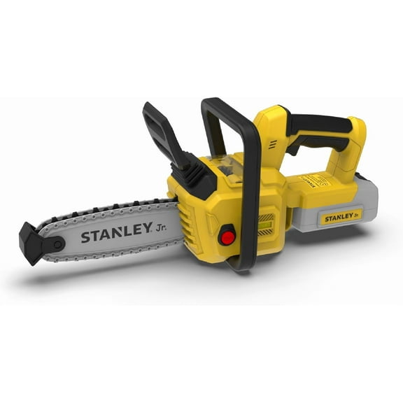 Stanley Jr. Battery-Operated Chainsaw Realistic Toy Chainsaw Tool with Safe Rotating Chain & Sounds | Durable Pretend Play Chainsaw for Kids Ages 3+ | Includes Batteries