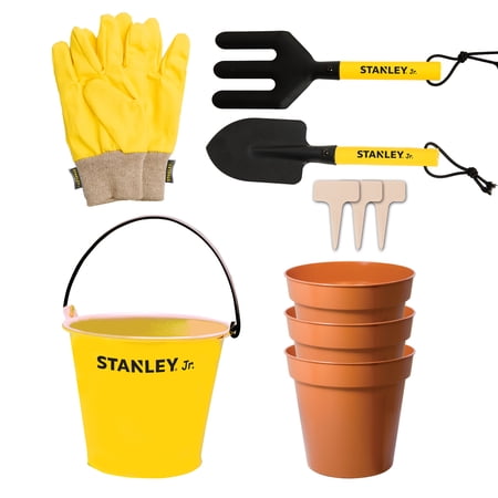 Stanley Jr. 10-Piece Tool Set: Cultivating Young Minds, Green Thumb Ages 3 and Up