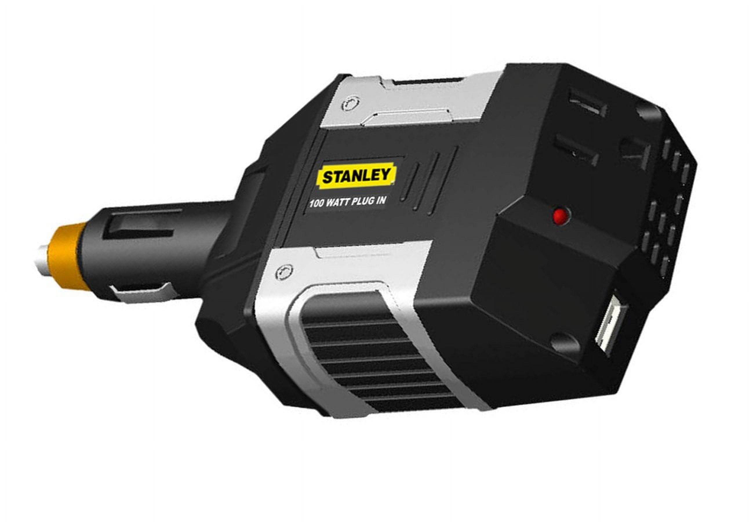 STANLEY PC1A09 100 Watt Power Inverter with USB Power Outlet - image 1 of 3