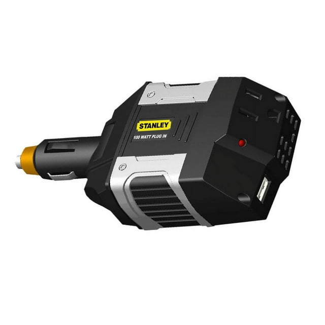 STANLEY PC1A09 100 Watt Power Inverter with USB Power Outlet