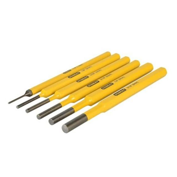 STANLEY - Parallel Pin Punch Set, 6 Piece