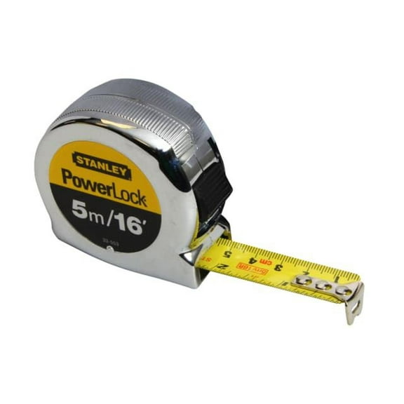 STANLEY - PowerLock Classic Pocket Tape 5m/16ft (Width 19mm)