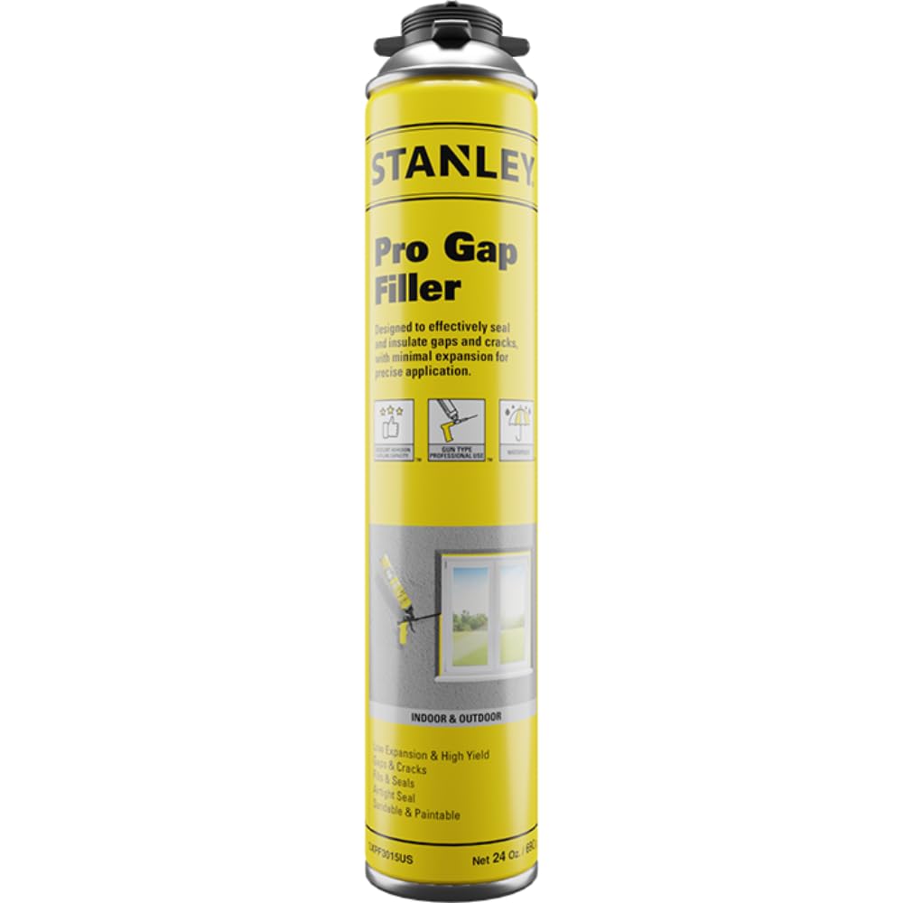 STANLEY Pro Gap Filler Window & Door, Gaps & Cracks Filler Expanding