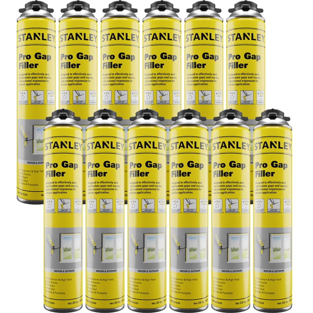 STANLEY Pro Gap Filler Window & Door, Gaps & Cracks Filler Expanding