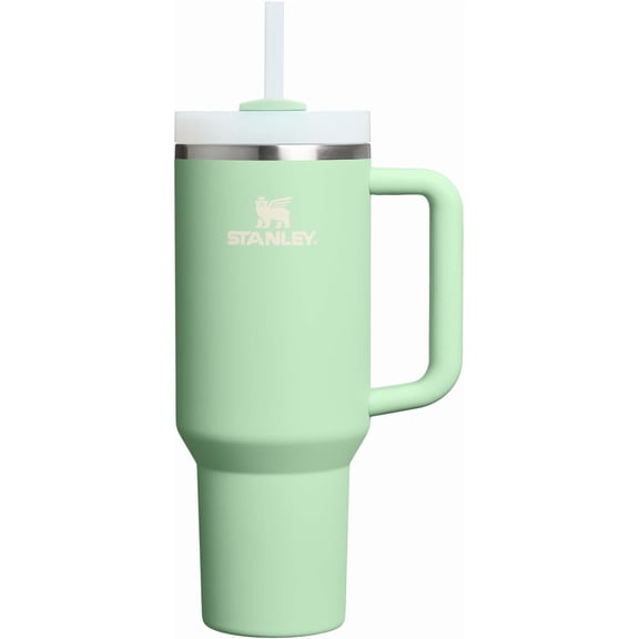 STANLEY Quencher H2.0 Tumbler with Handle and Straw 40 oz | Pistachio