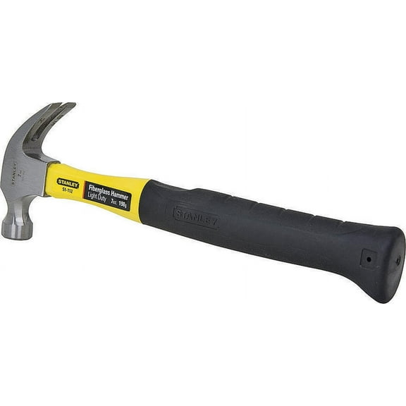 STANLEY STHT51346 7 Oz Curve Claw Fiberglass Hammer