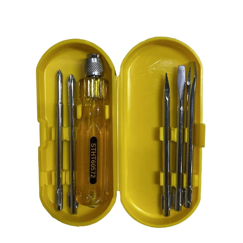 STANLEY STHT60572-8B 5 Pcs Screwdriver Set - Yellow & Silver