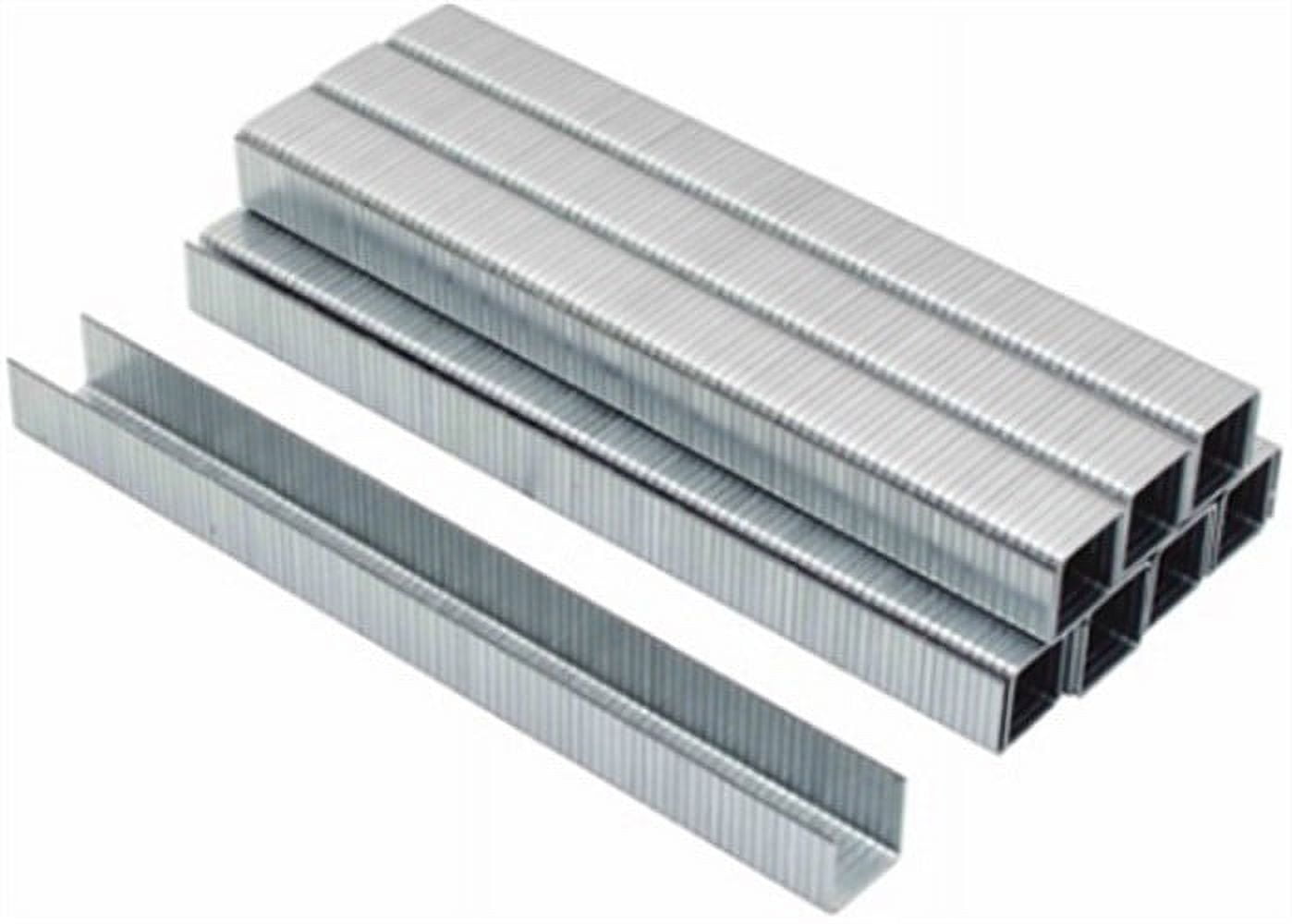 STANLEY STHT71836 Crown Staple, 27/64 in W Crown, 3/8 in L Leg, Steel