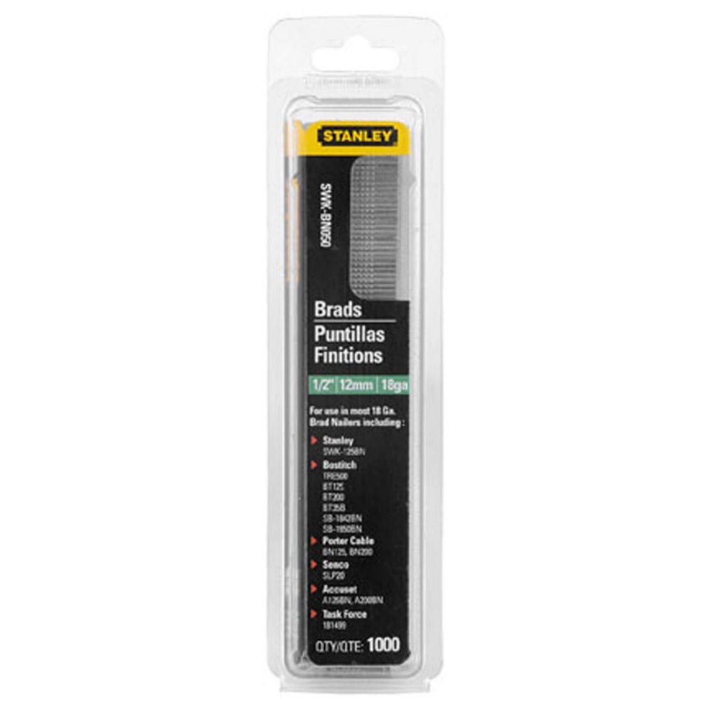 STANLEY SWKBN050S 1/2-Inch Brad Nails