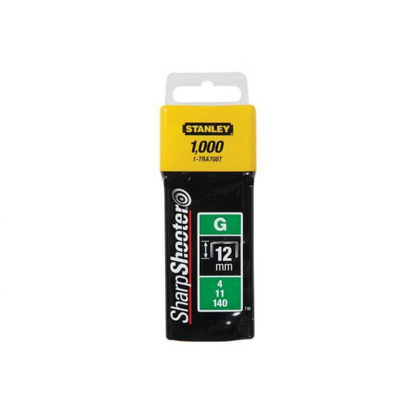 STANLEY - TRA708T Heavy-Duty Staples 12mm (Pack 1000)