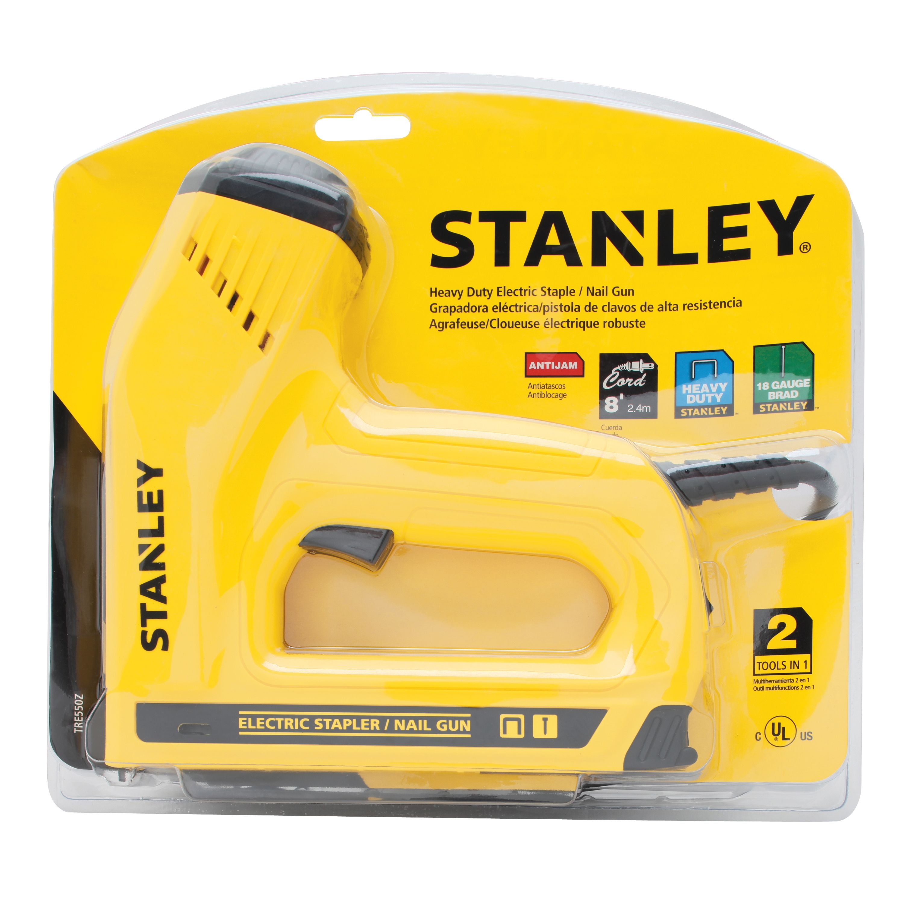 STANLEY® TRE550Z 2-in-1 Electric Stapler and Brad Nailer