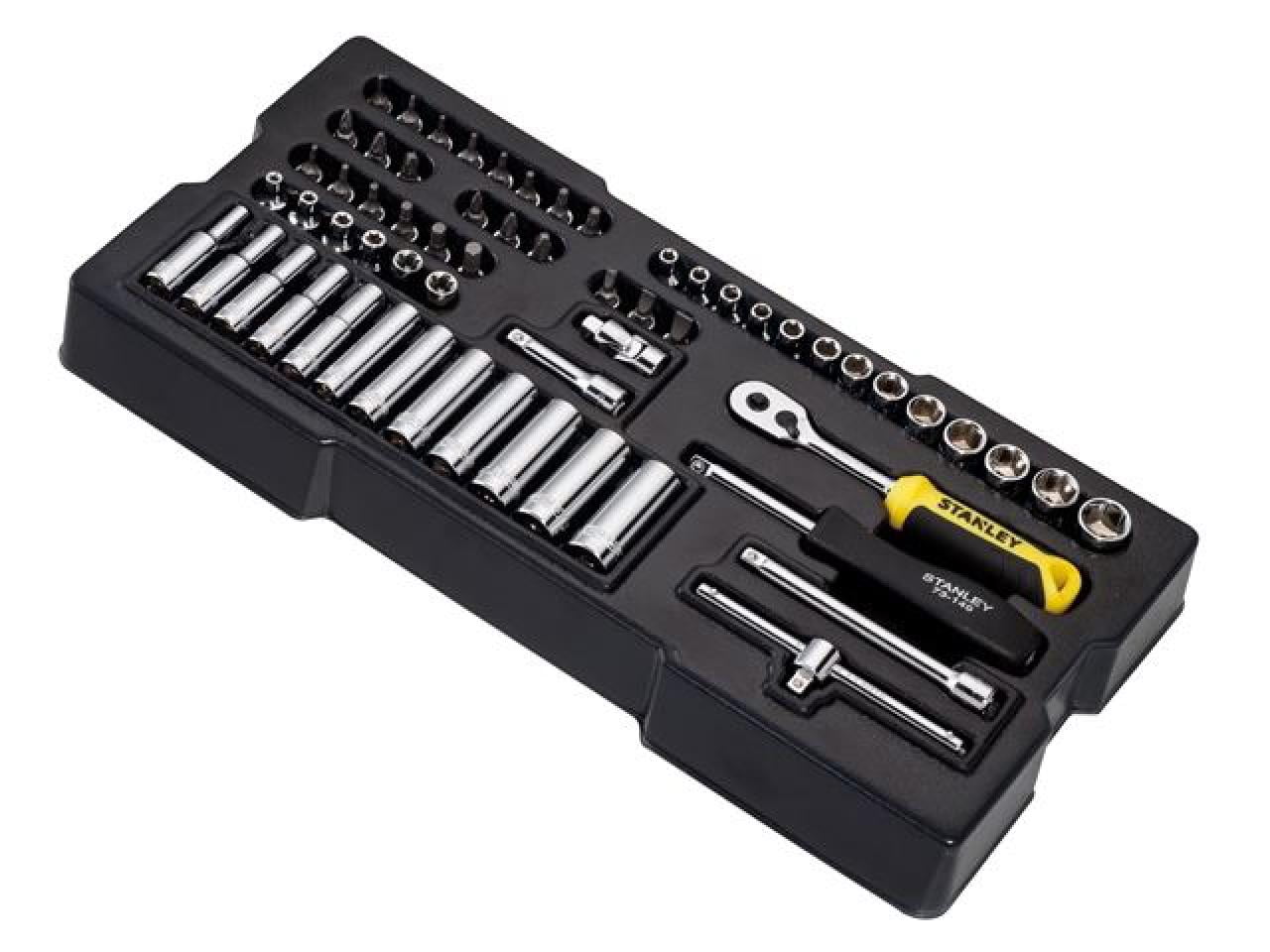 STANLEY - Transmodule System 1/4in Drive Metric Socket Set 60 Piece