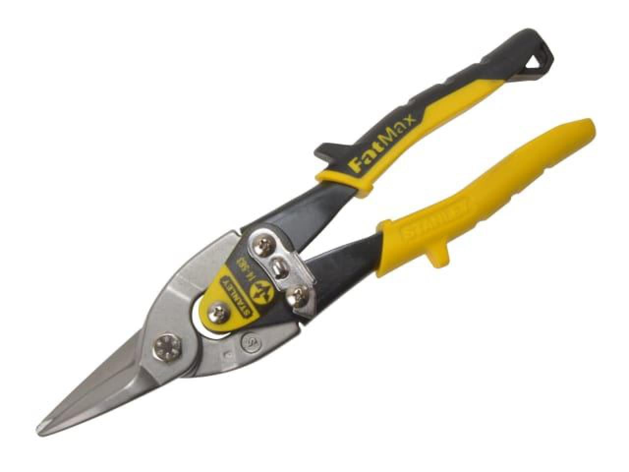 STANLEY - Yellow Aviation Snips Straight Cut 250mm (10in)