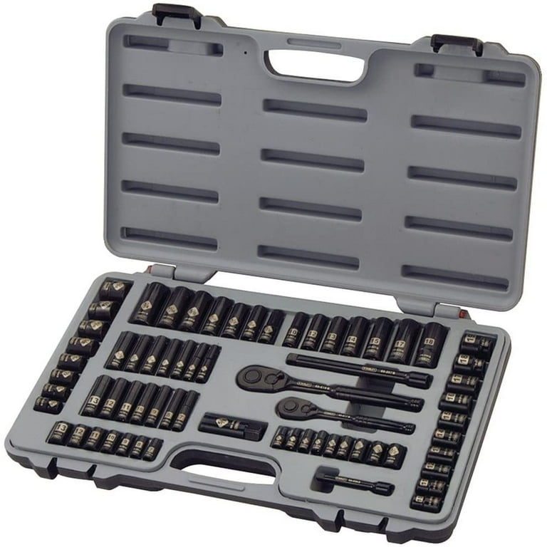 STANLEYR 92-824HB Automotive 69-Piece Black Chrome Mechanics