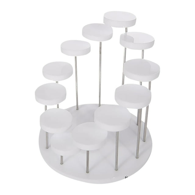 STAOEDU 12 Tier Acrylic Display Risers, Clear Cupcake Stand Risers, Dessert Stand for Table Wedding Birthday Party Event