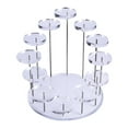 thumbnail image 1 of STAOEDU 12 Tier Clear Round Acrylic Cake Stand Cupcake Dessert Stands Dessert Display Platter for Table Wedding Birthday Party Event, 1 of 3