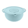 thumbnail image 1 of STAOEDU 4-1Colander with Mixing Bowl Set - for Kitchen, Food, Pasta And Rice Strainer, Fruit Cleaner, Veggie Wash, Salad Spinner, Apartment & Home Essentials, 1 of 6