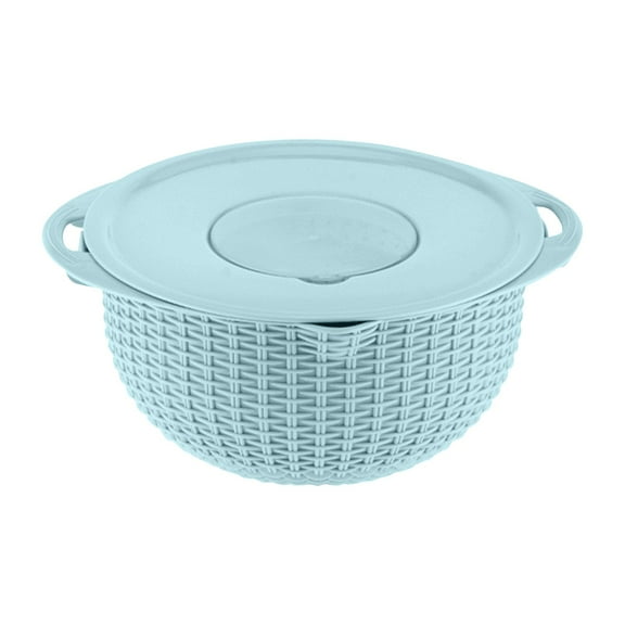 STAOEDU 4-1Colander with Mixing Bowl Set - for Kitchen, Food, Pasta And Rice Strainer, Fruit Cleaner, Veggie Wash, Salad Spinner, Apartment & Home Essentials