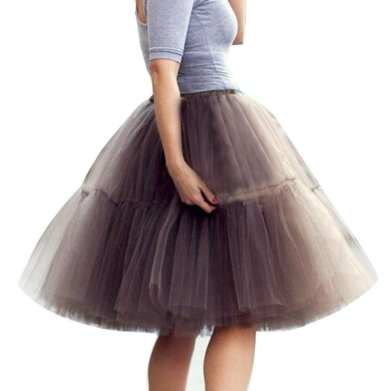 STAOEDU Adult Tutu Skirt, Tulle Tutus for Women, Mardi Gras Tutu
