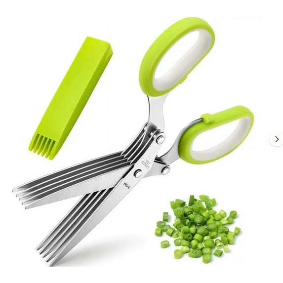 STAOEDU-All Purpose Shredder Scissor, Multi-layer Cut Green Vegetable Scissors