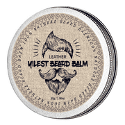 STAOEDU Beard Balm - Beard Butter with Argan Oil, Beard Softener for Men - Beard Moisturizer for Men with Beeswax - Beard Wax for Men (1oz)