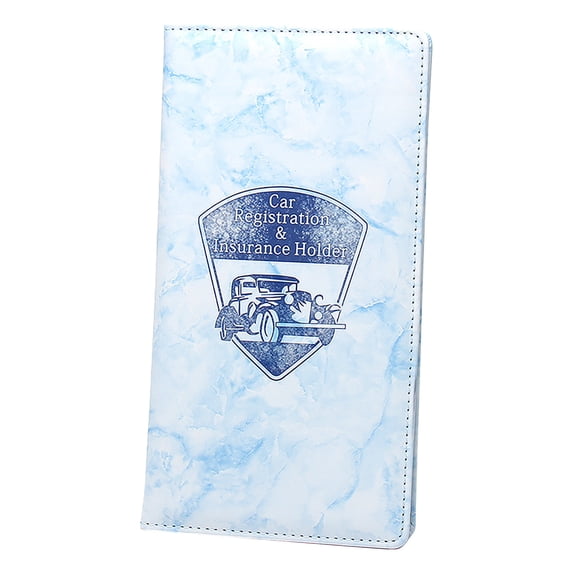 STAOEDU Car Registration & Insurance Card Holder Auto Glove Box Organizer Document Wallet with Magnetic Shut