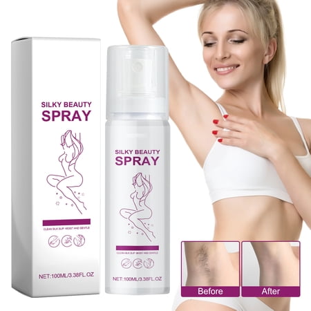 STAOEDU Hair Removal Spray, Gentle Hair Removal Spray, Non Irritating Moisturizing Depilatory Spray for Men Women Legs Hands Arms Underarms 100ml