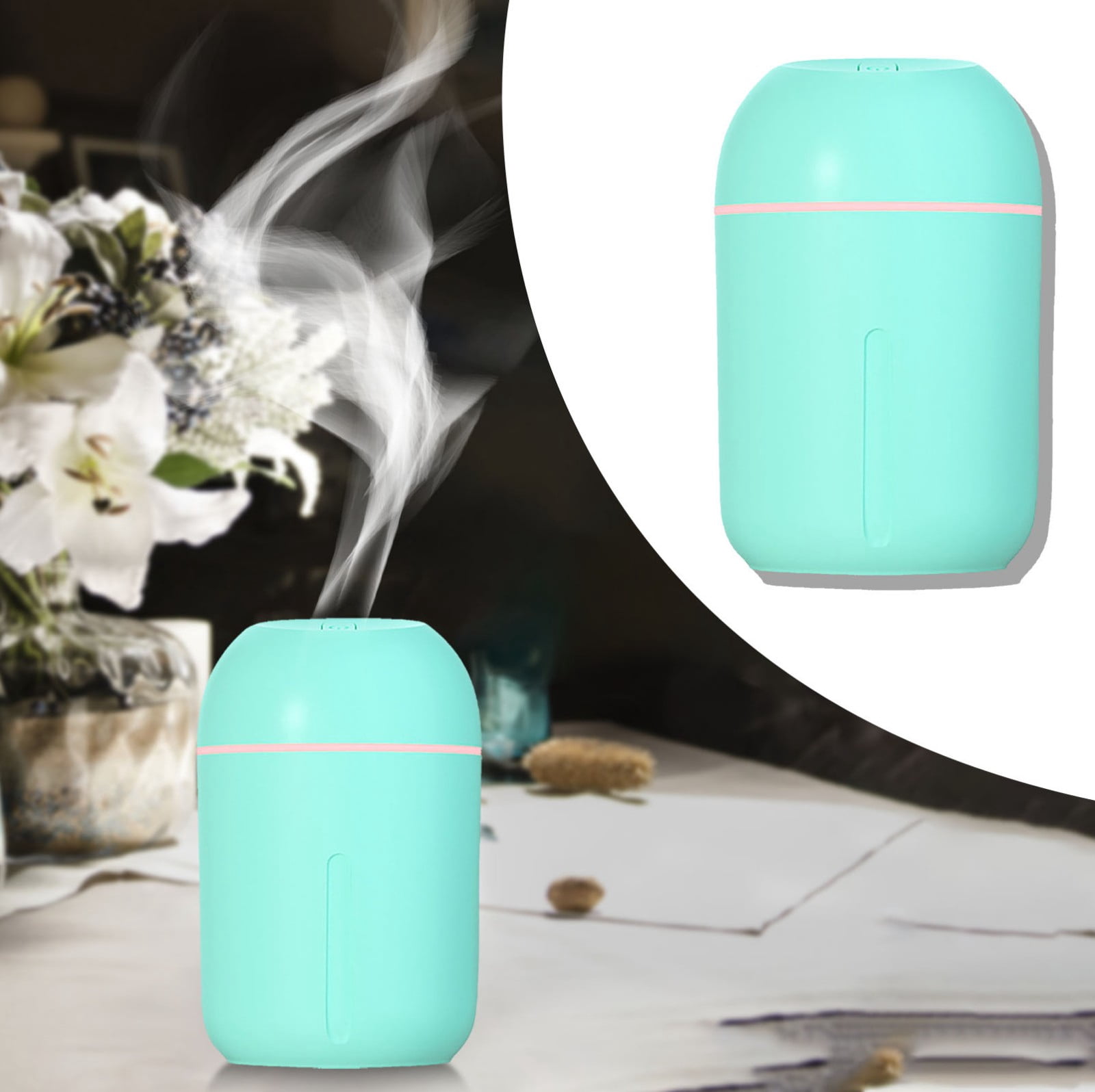 Protable Humidifier STAOEDU Humidifiers for Bedroom Portable Mini Humidifier , Small Desk ...