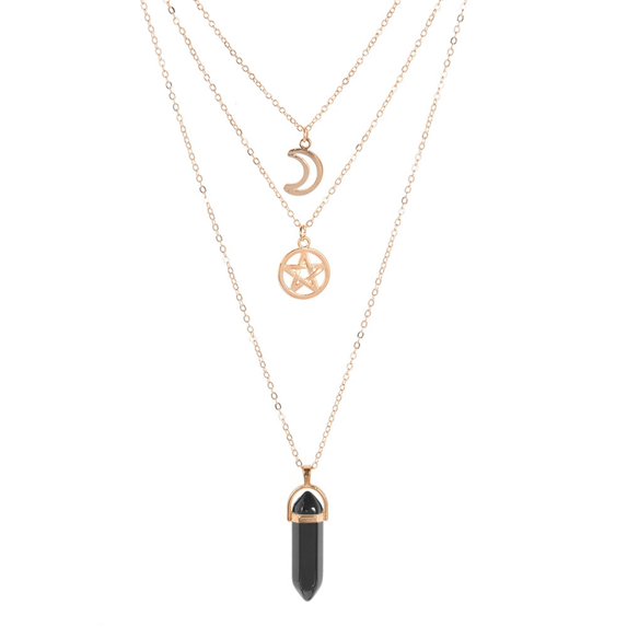 STAOEDU Layering Necklaces For Women Necklace Set, Cuban Link, Snake Chain, Twisted Rope and Twisted Chain, Trendy Layering Necklace